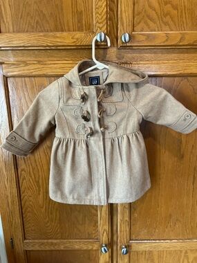 BabyGap Wool Blend Hooded Coat